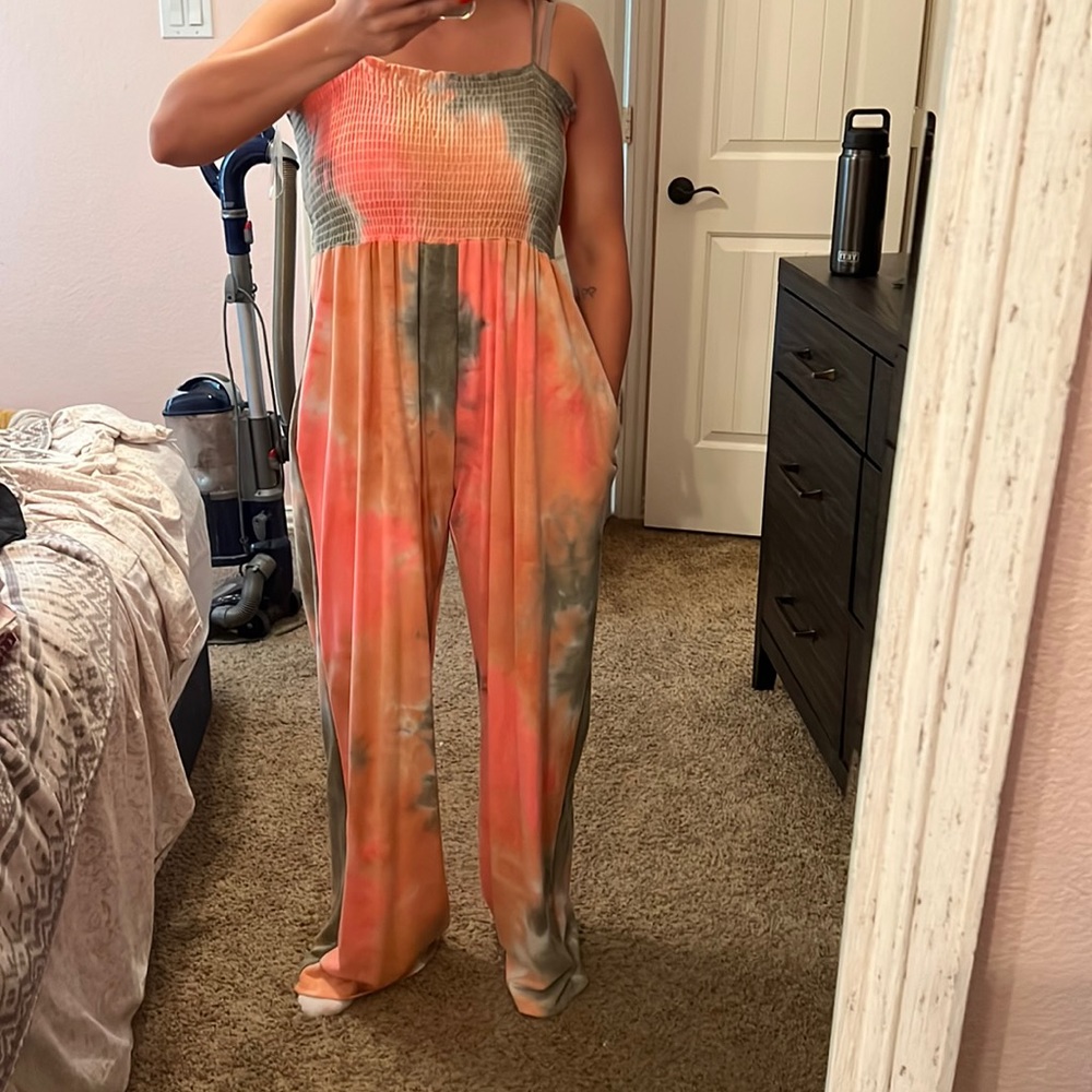 Tie dye jumpsuit